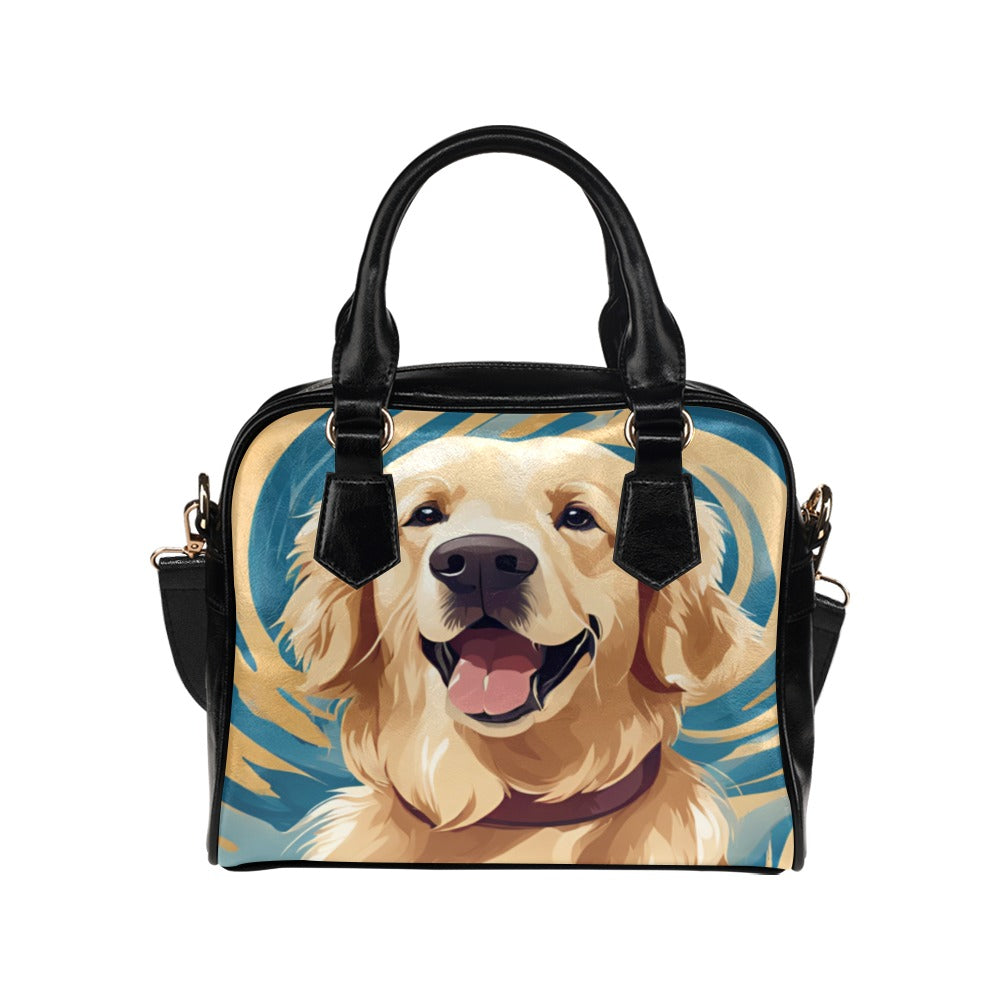 Golden Retriever Shoulder Bag - Swirl