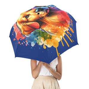 Golden Retriever Umbrella- Watercolor