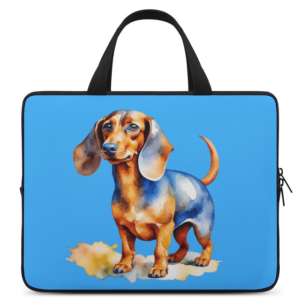 Dachshund Laptop Sleeve (Multiple Sizes) - Watercolor