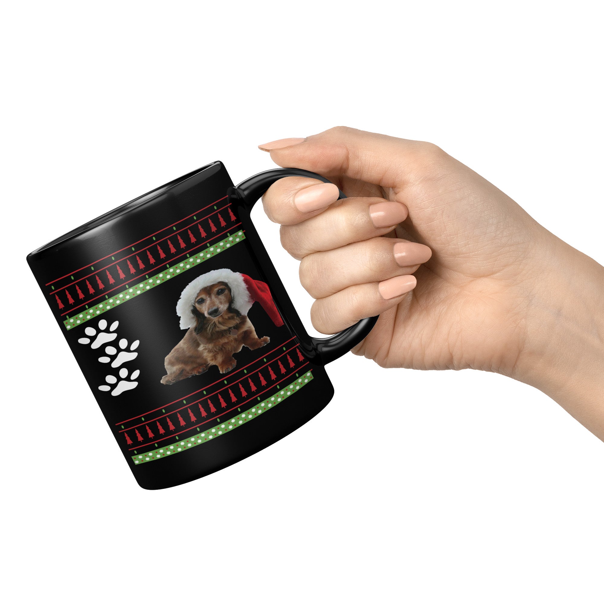 Dachshund Christmas Mug