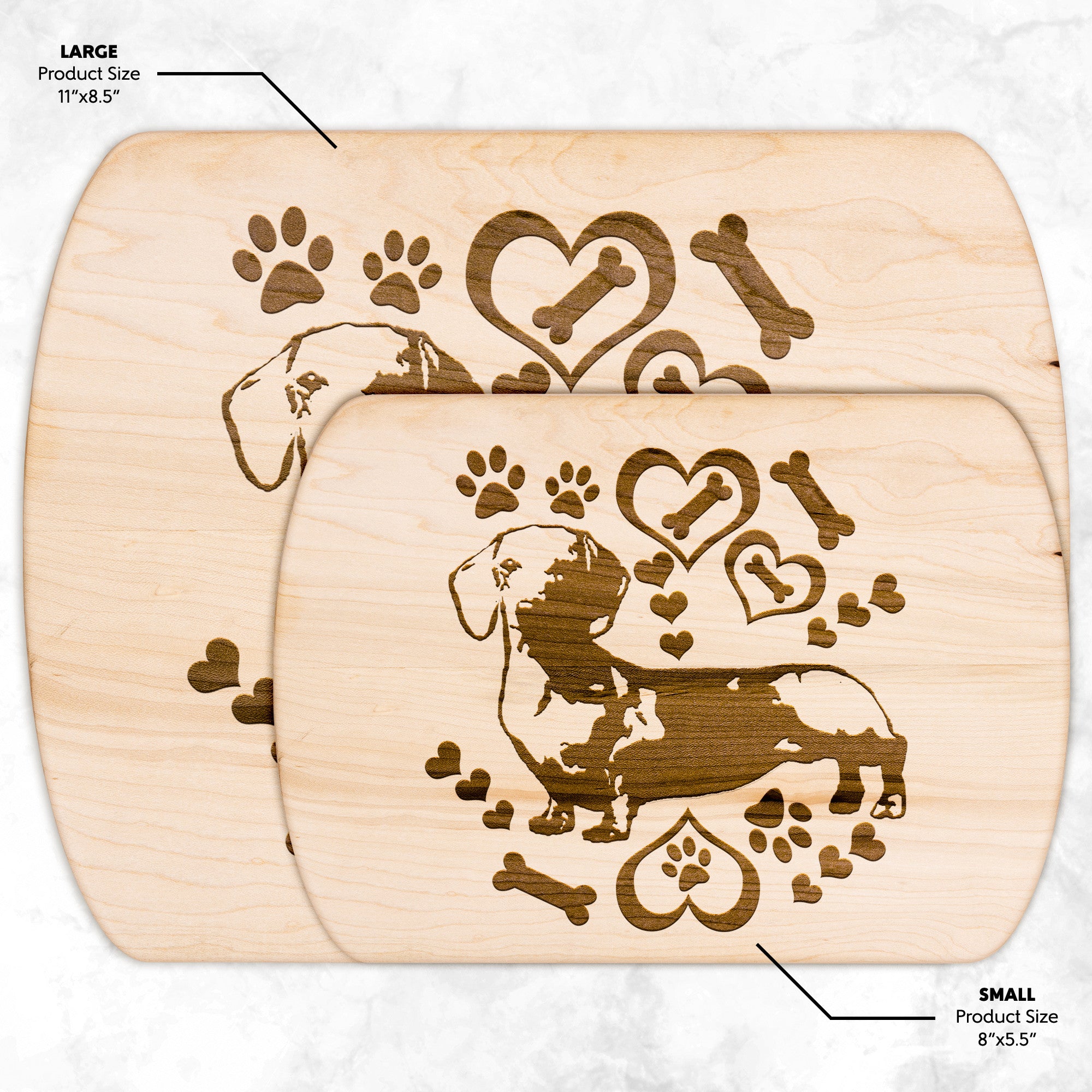 Dachshund Cutting Board - Wood