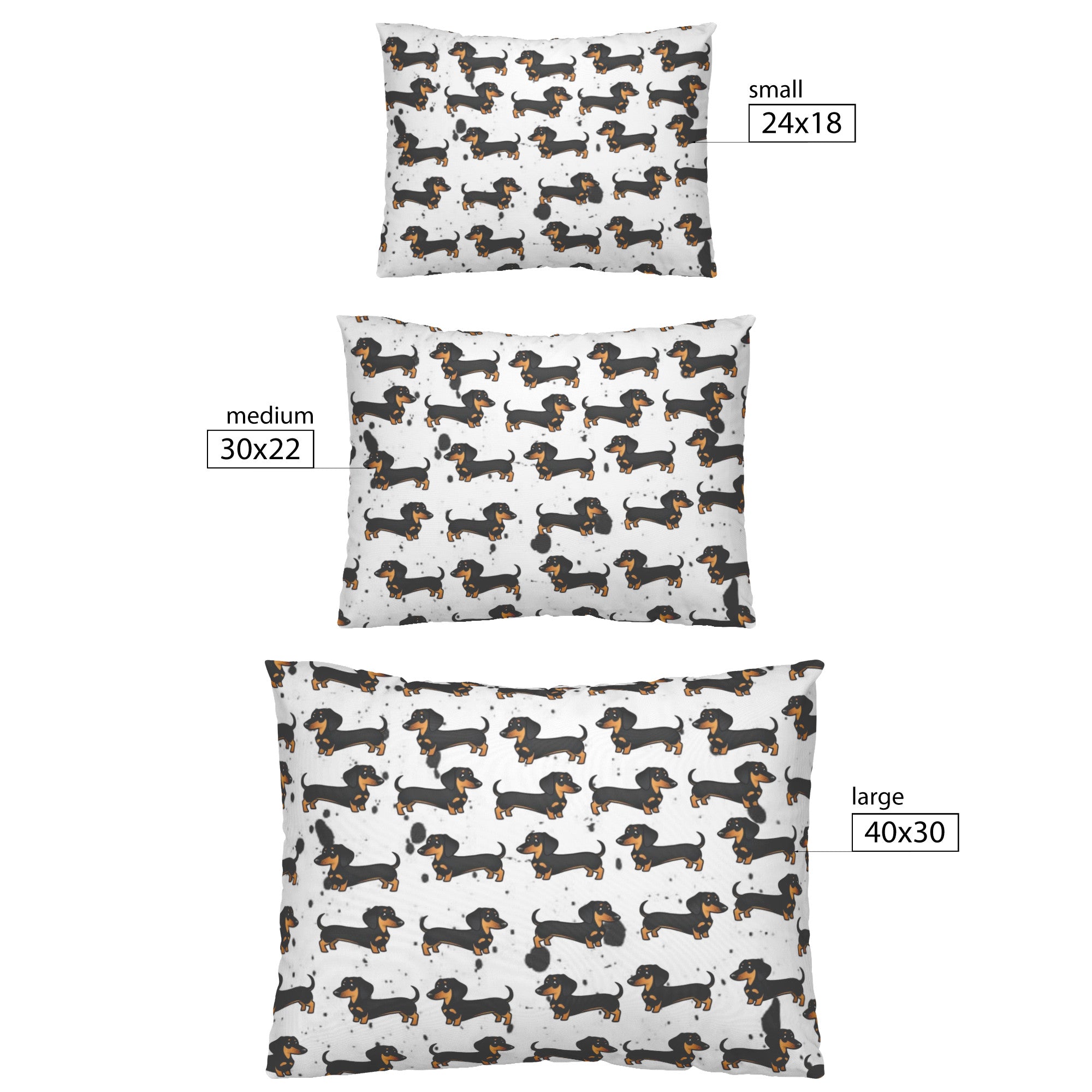 Dachshund Dog Pillow Bed