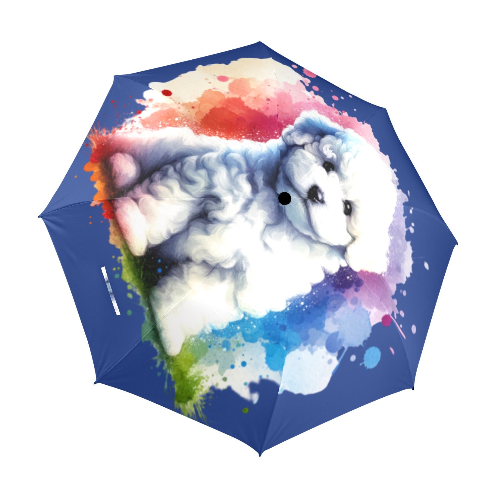 Bichon Puppy Umbrella - Watercolor