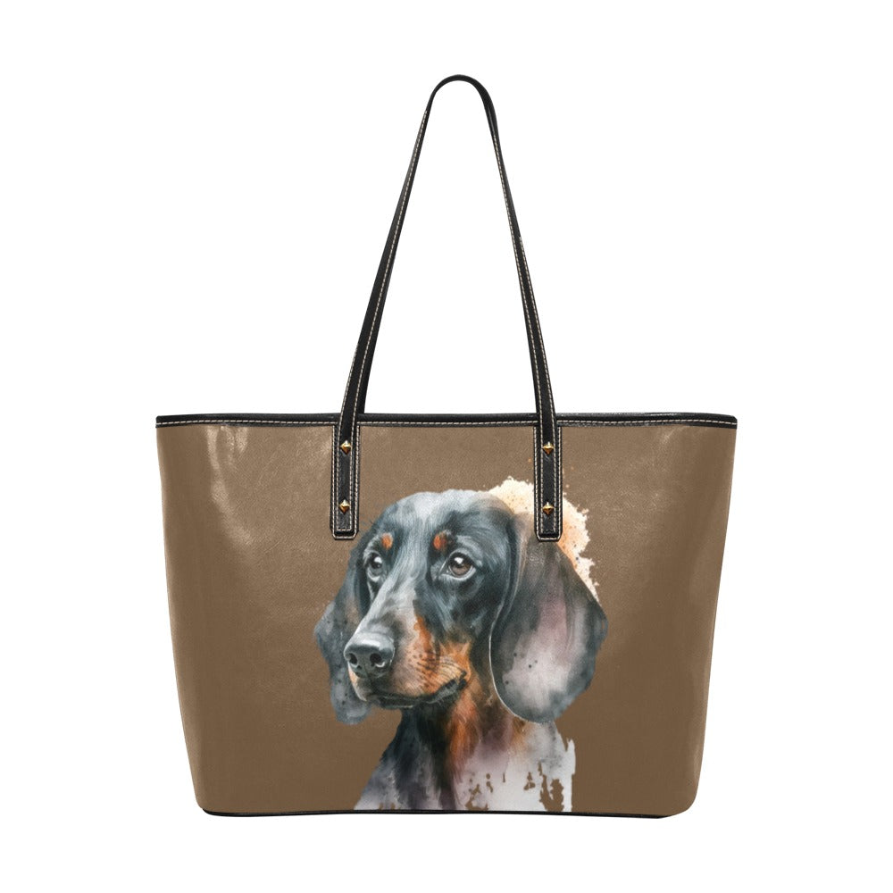 Dachshund Tote Bag - Brown