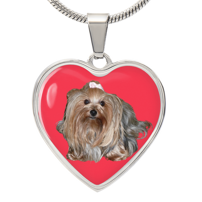 Sissi Heart Necklace - Yorkie