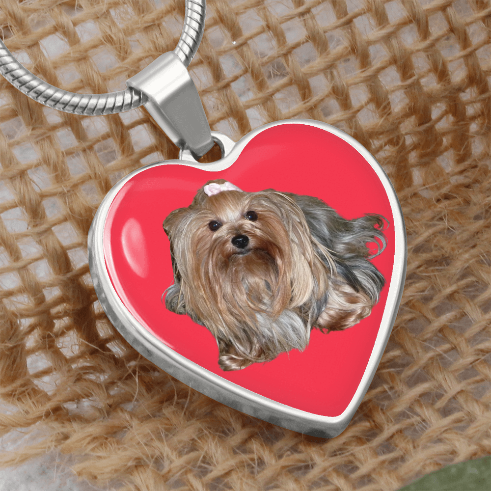 Sissi Heart Necklace - Yorkie