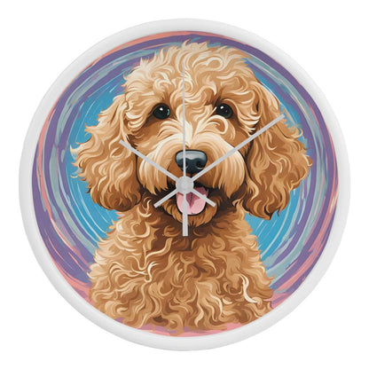 Goldendoodle Clock - Swirl