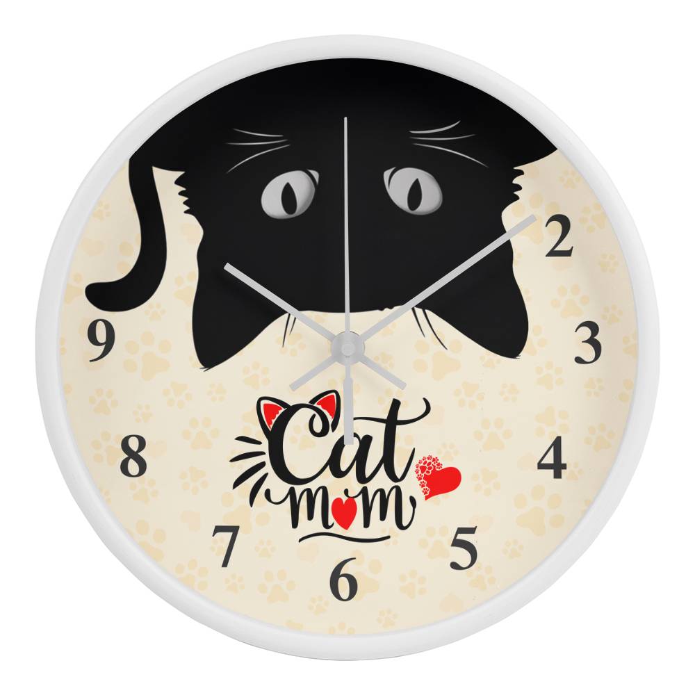 Cat Mom Clock