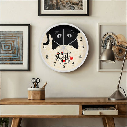 Cat Mom Clock