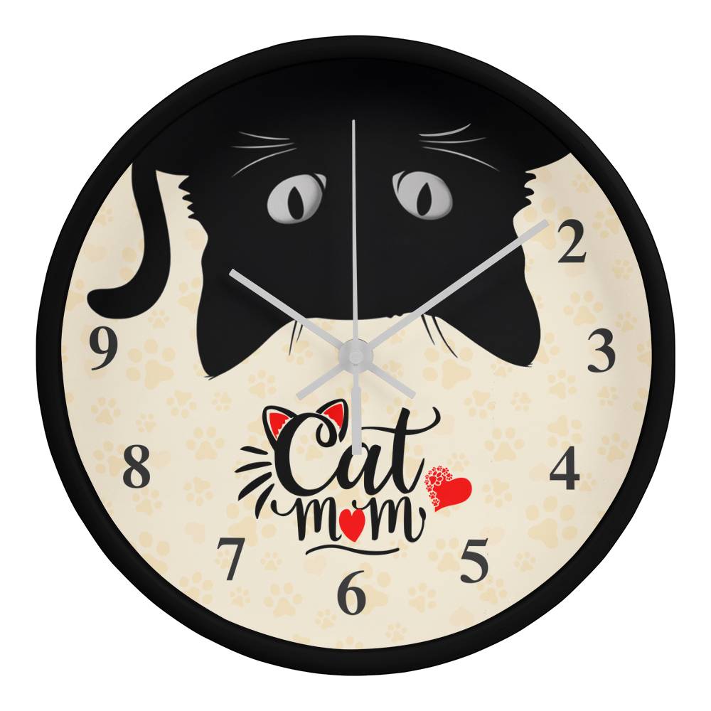 Cat Mom Clock