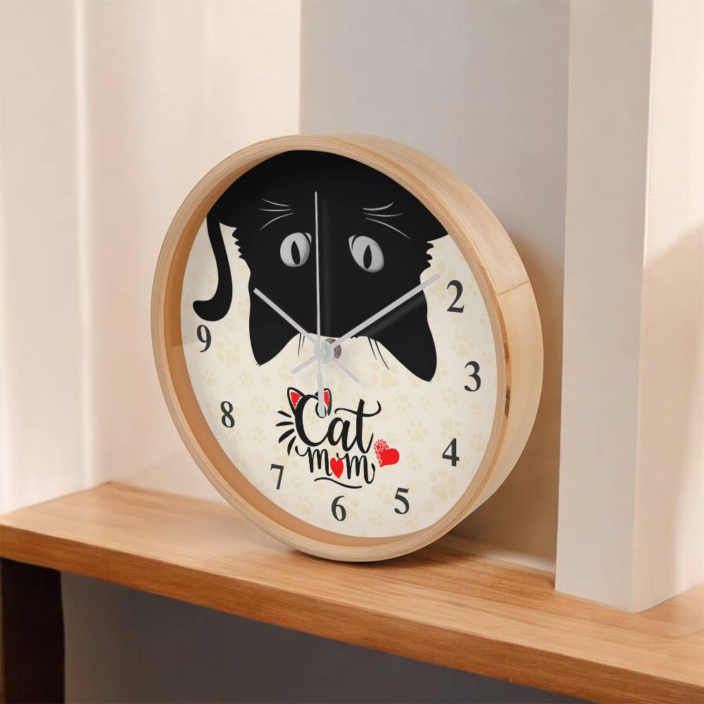 Cat Mom Clock