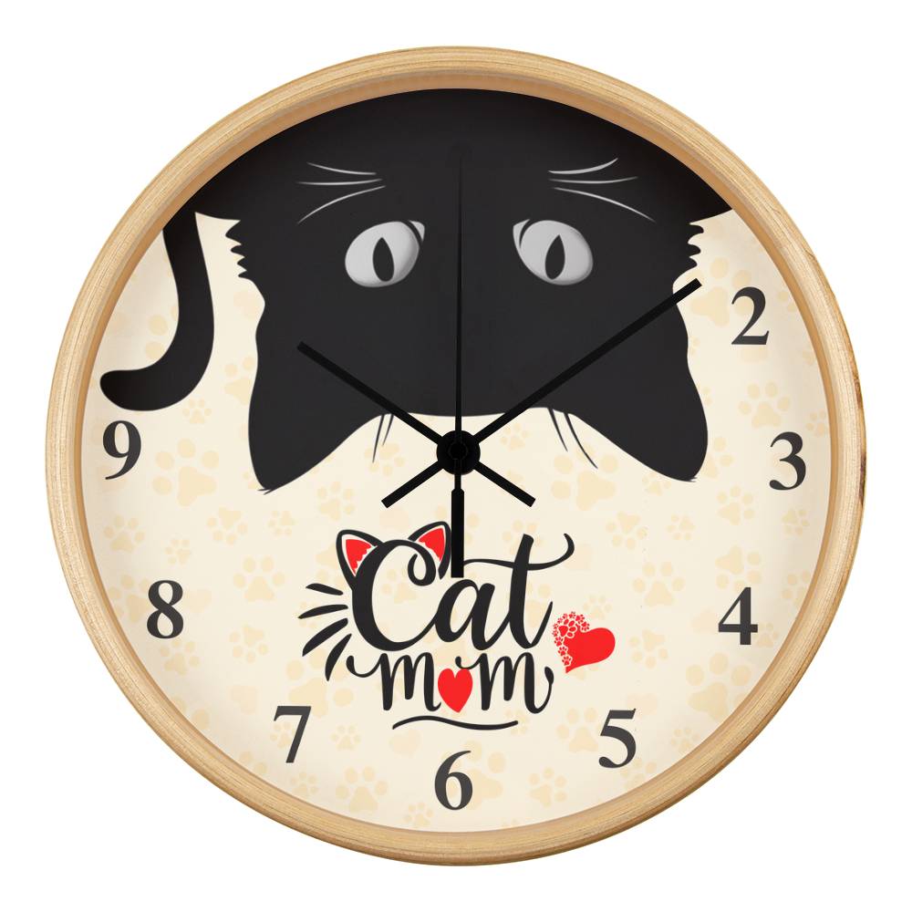 Cat Mom Clock