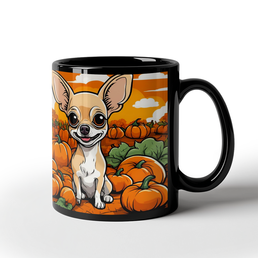 Chihuahua Pumpkin Mug