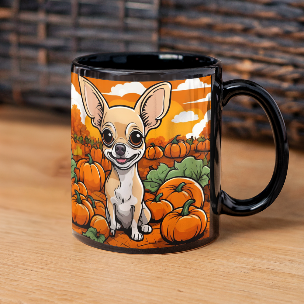 Chihuahua Pumpkin Mug