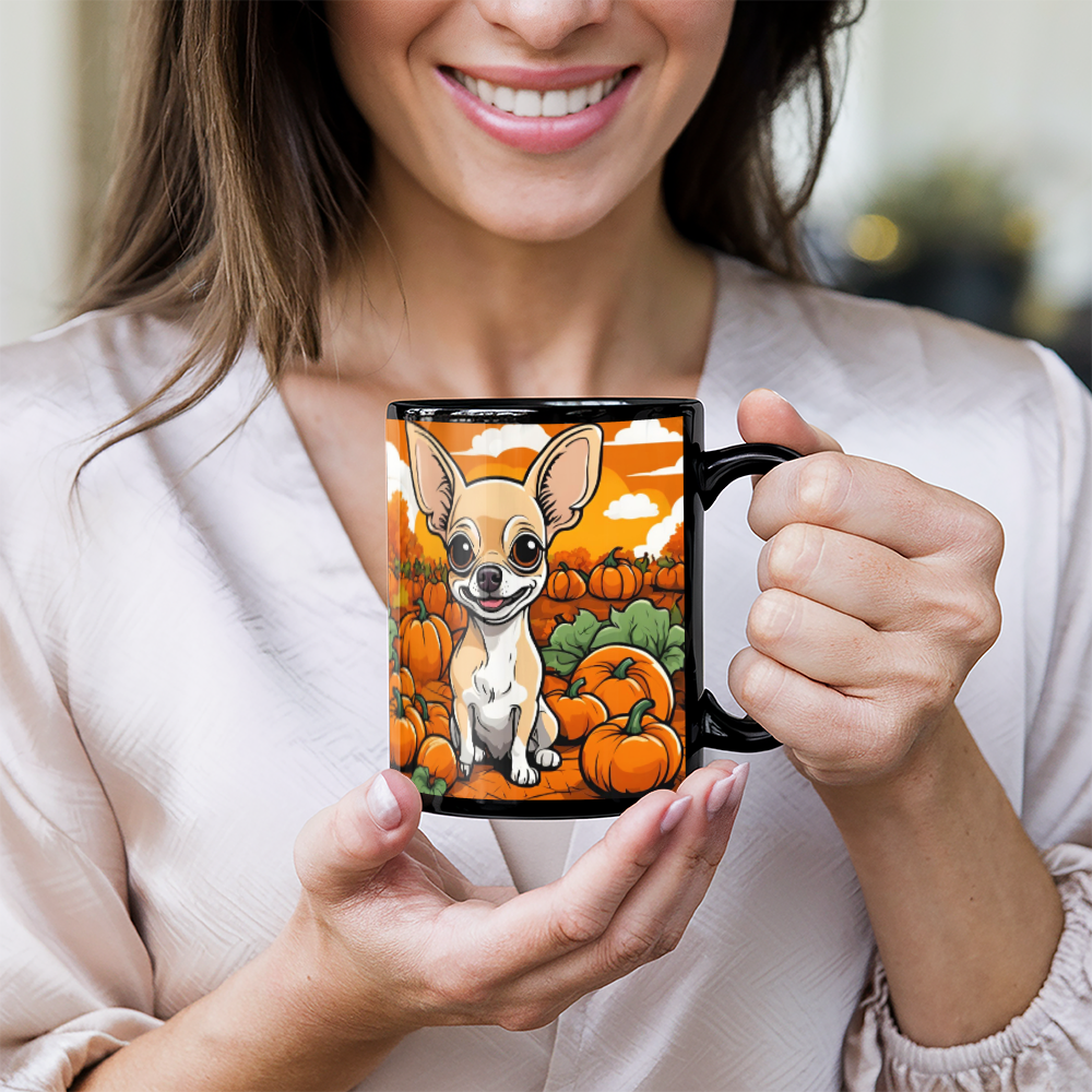 Chihuahua Pumpkin Mug