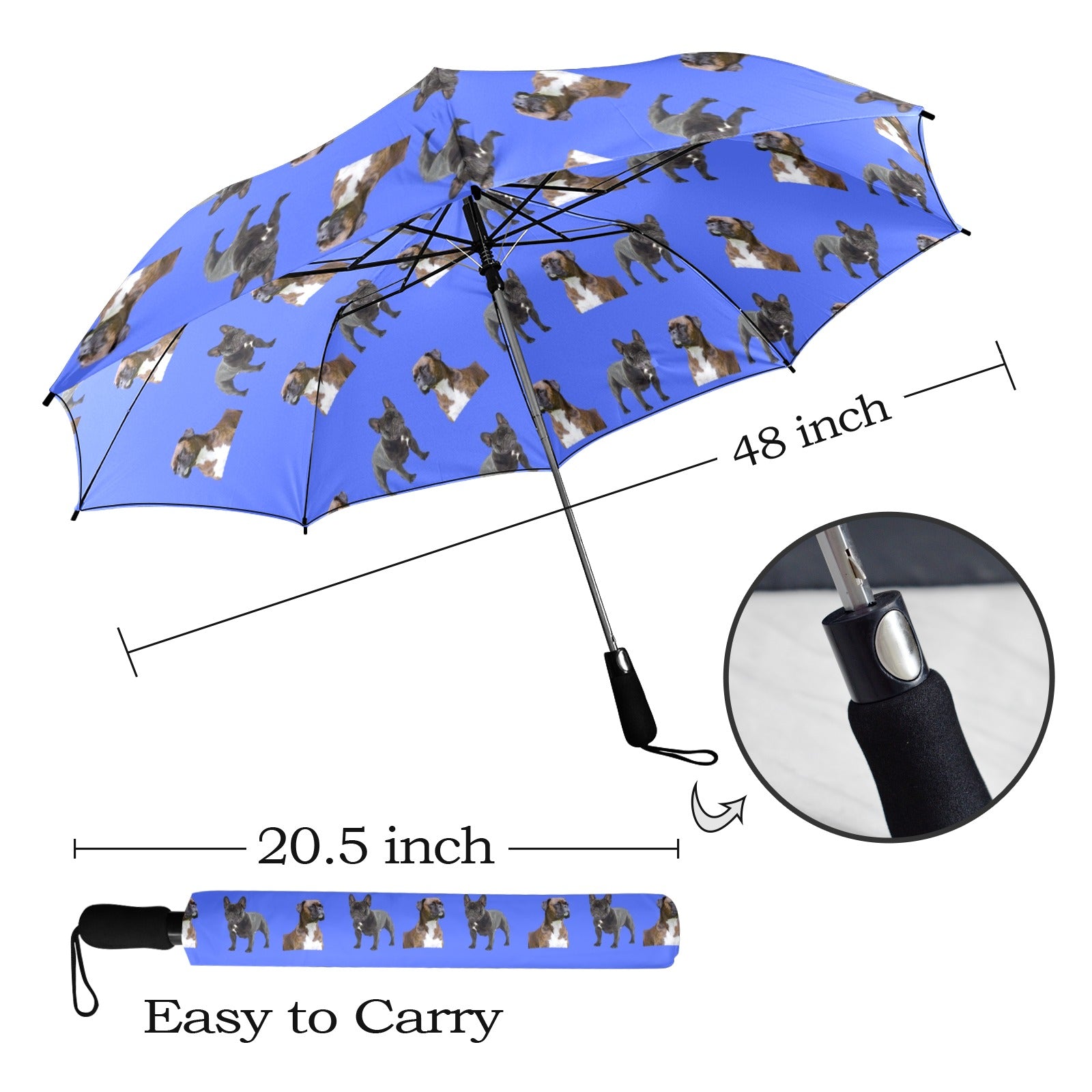 Boxer & French Bulldog Umbrella
