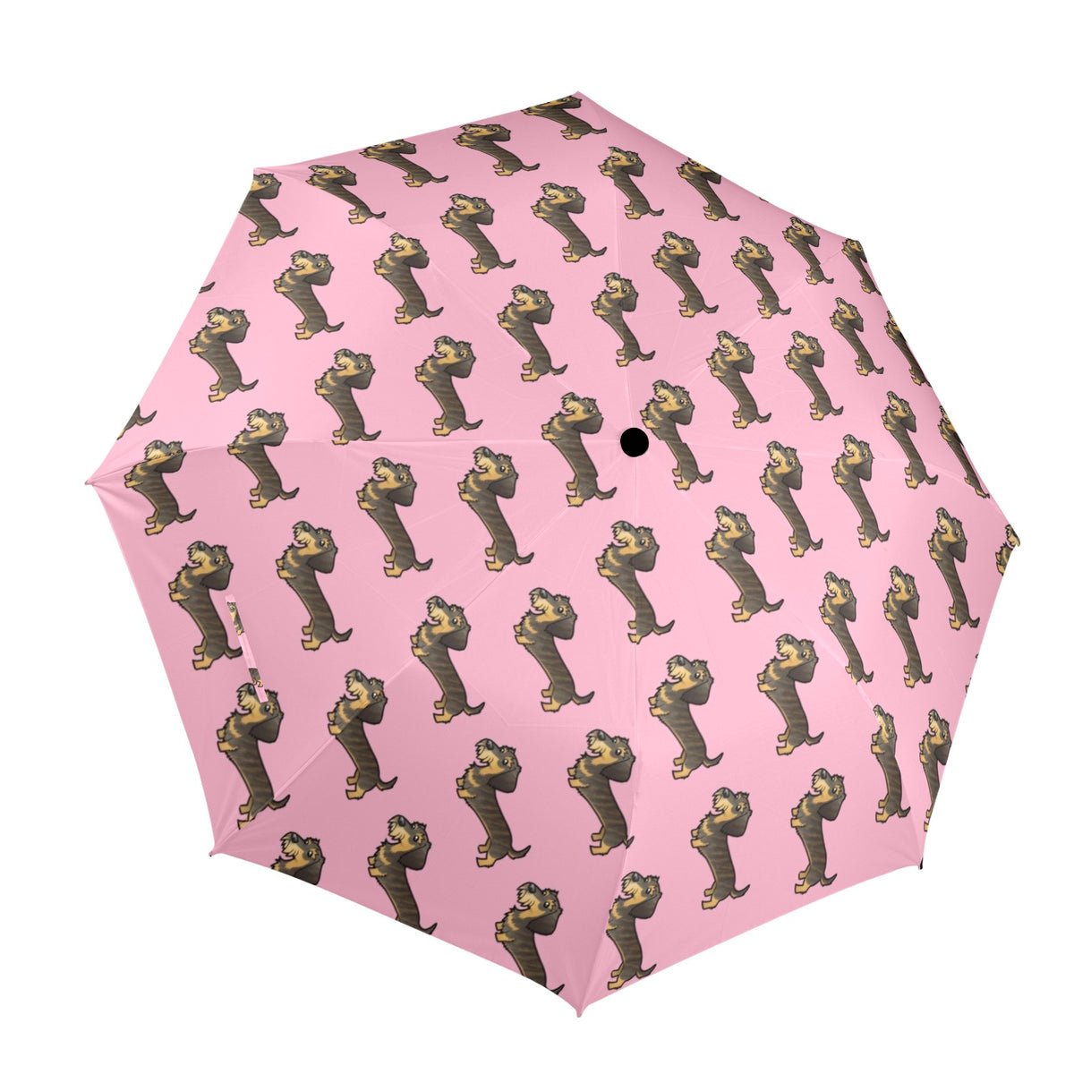 Wire Haired Dachshund Umbrella - Pink