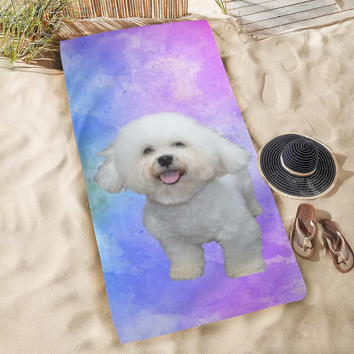 Bichon Beach Towel