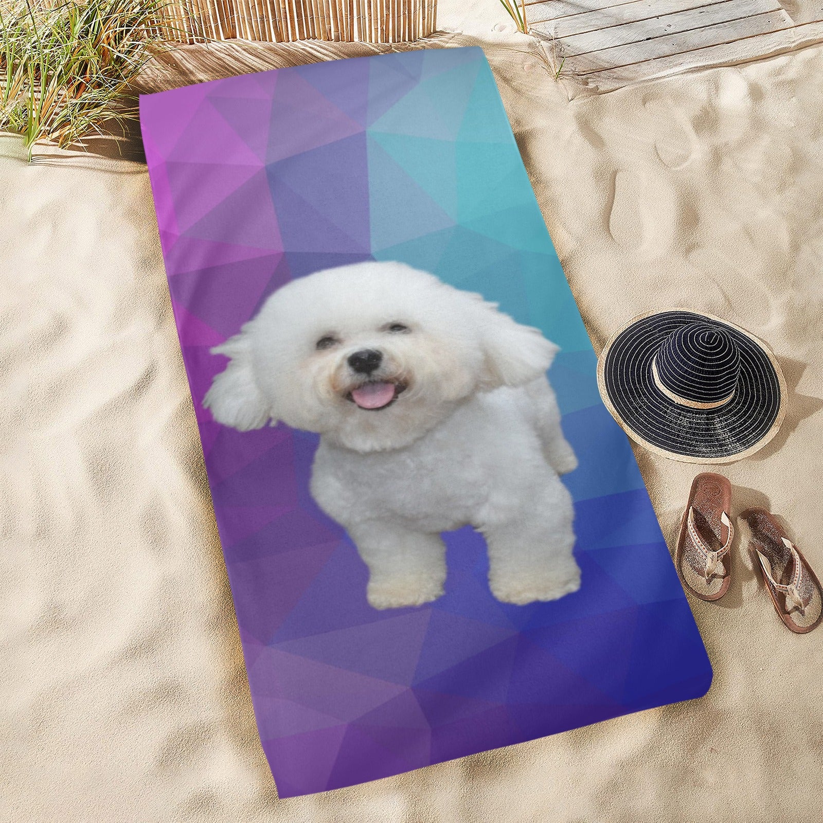 Bichon Beach Towel 2