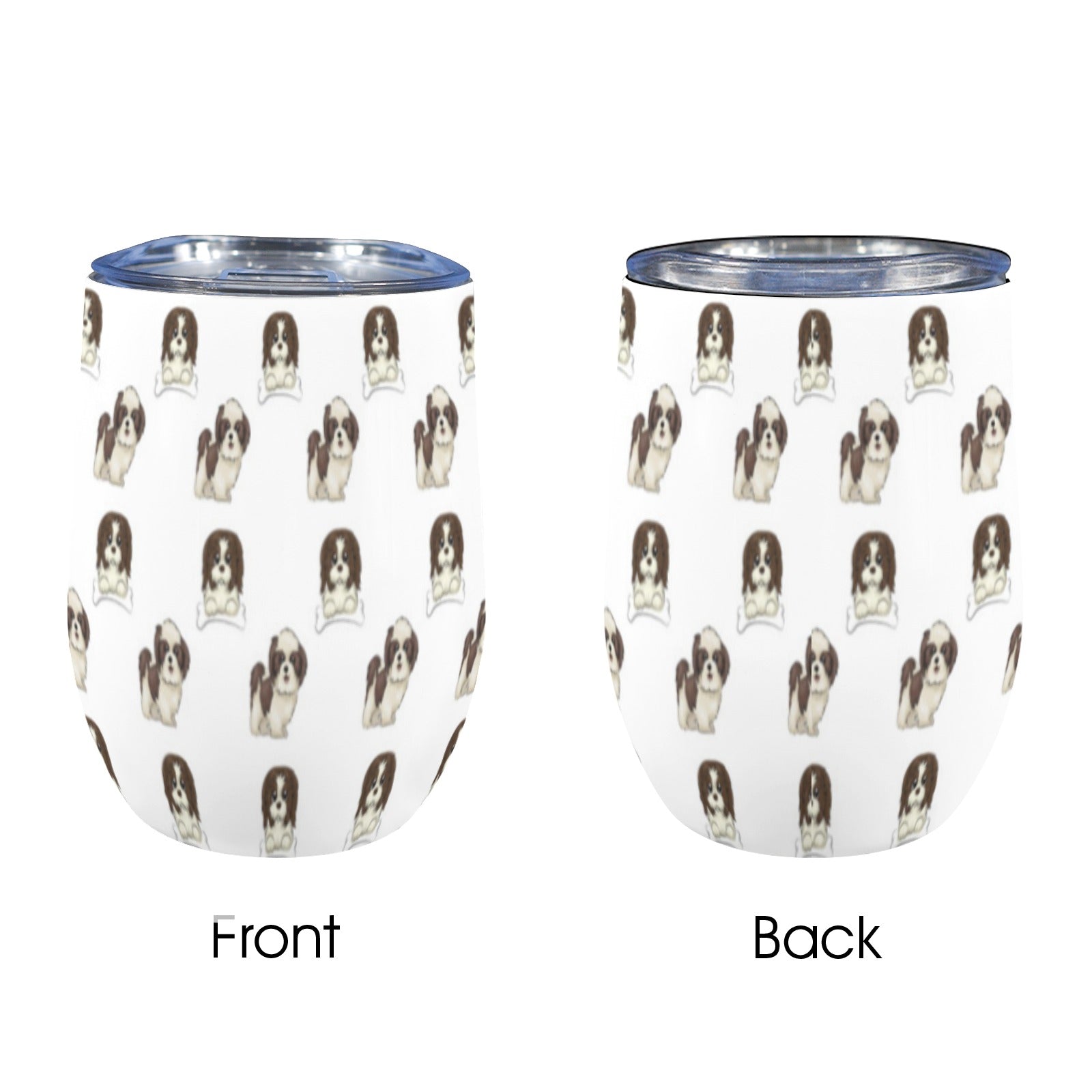 Shih Tzu Wine Tumbler