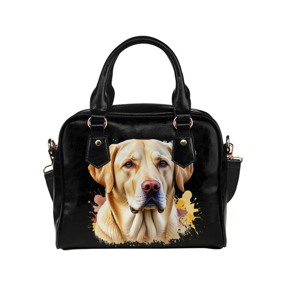 Yellow Labrador Shoulder Bag - Watercolor