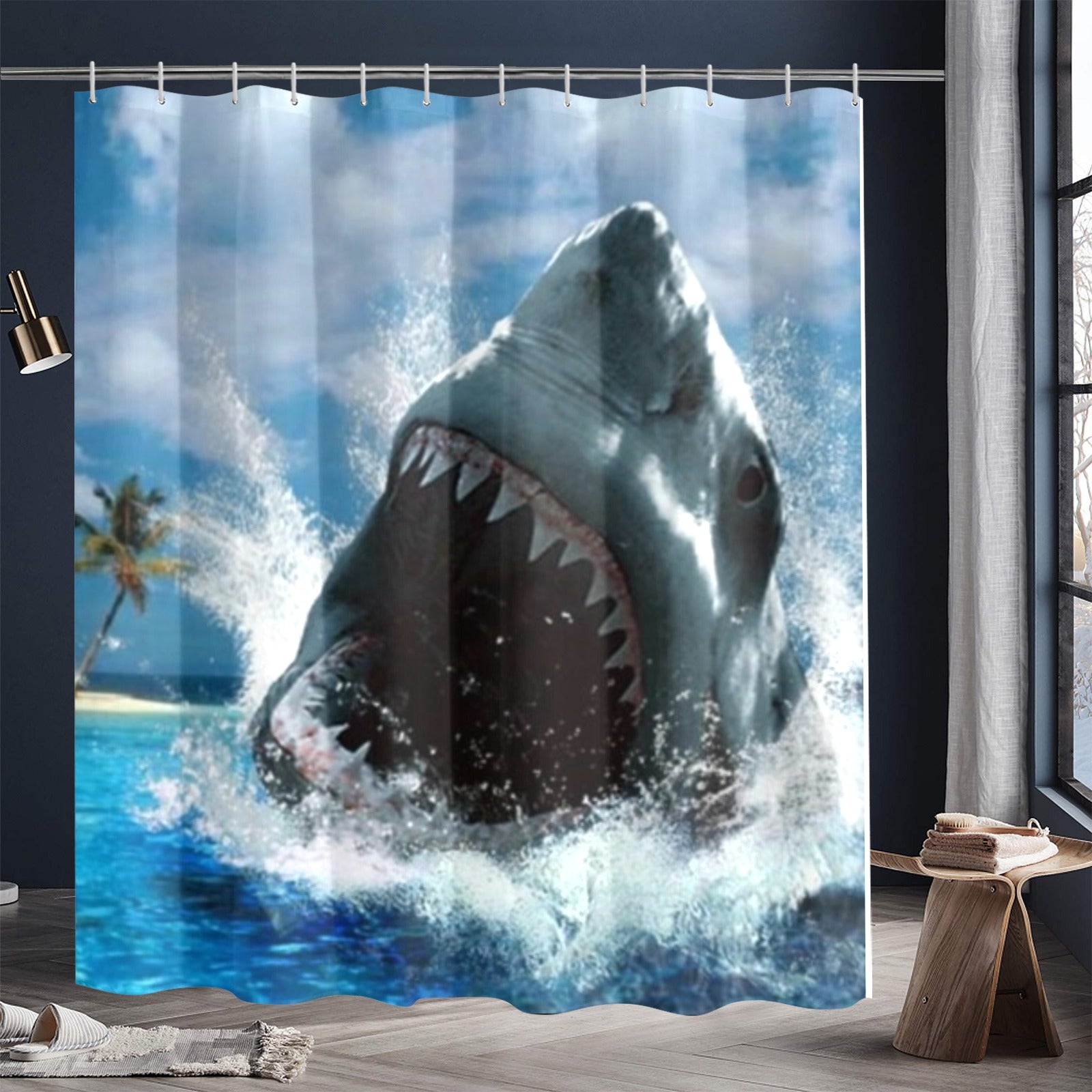 Shark Shower Curtain