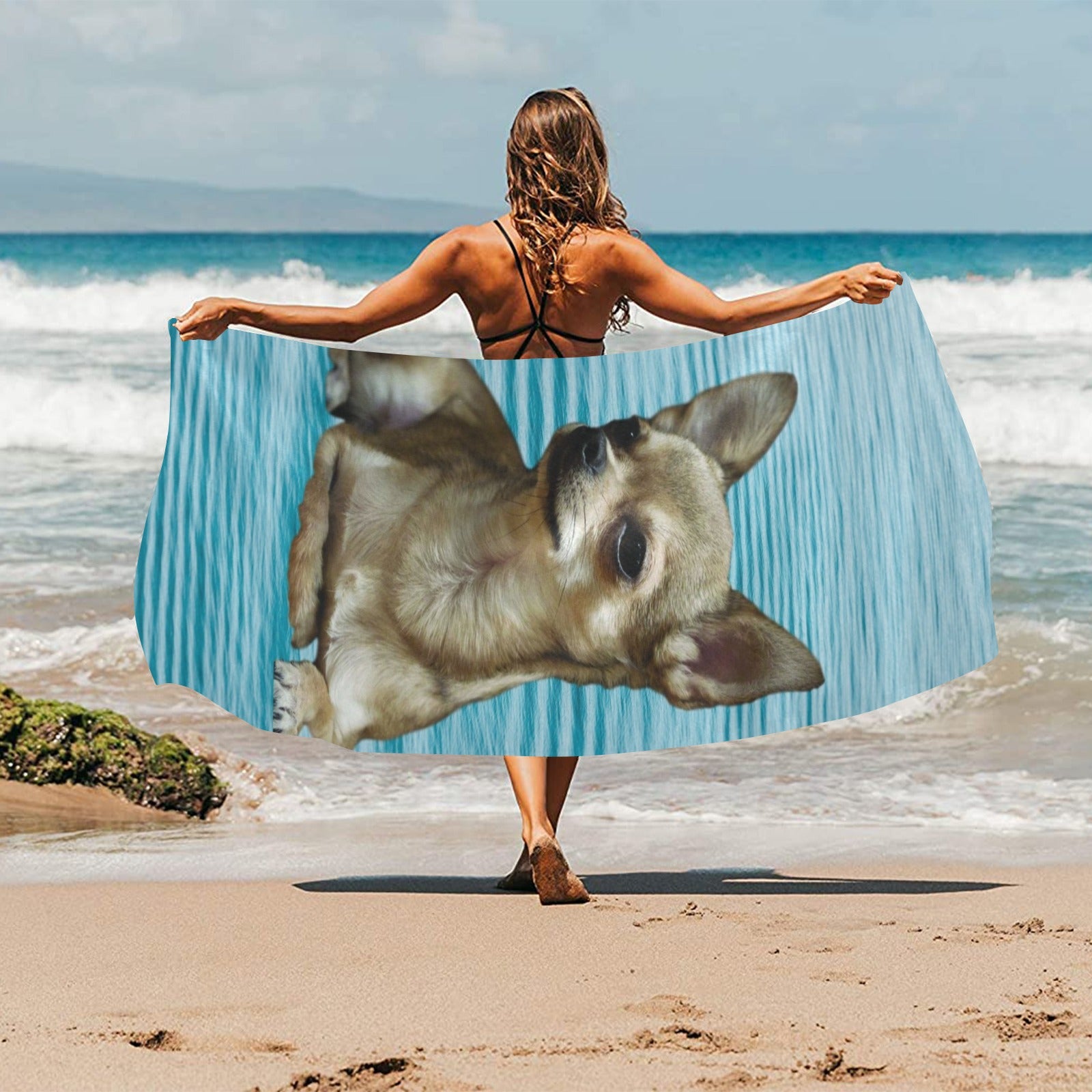 Chihuahua Beach Towel