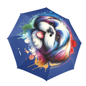 Shih Tzu Umbrella - Watercolor