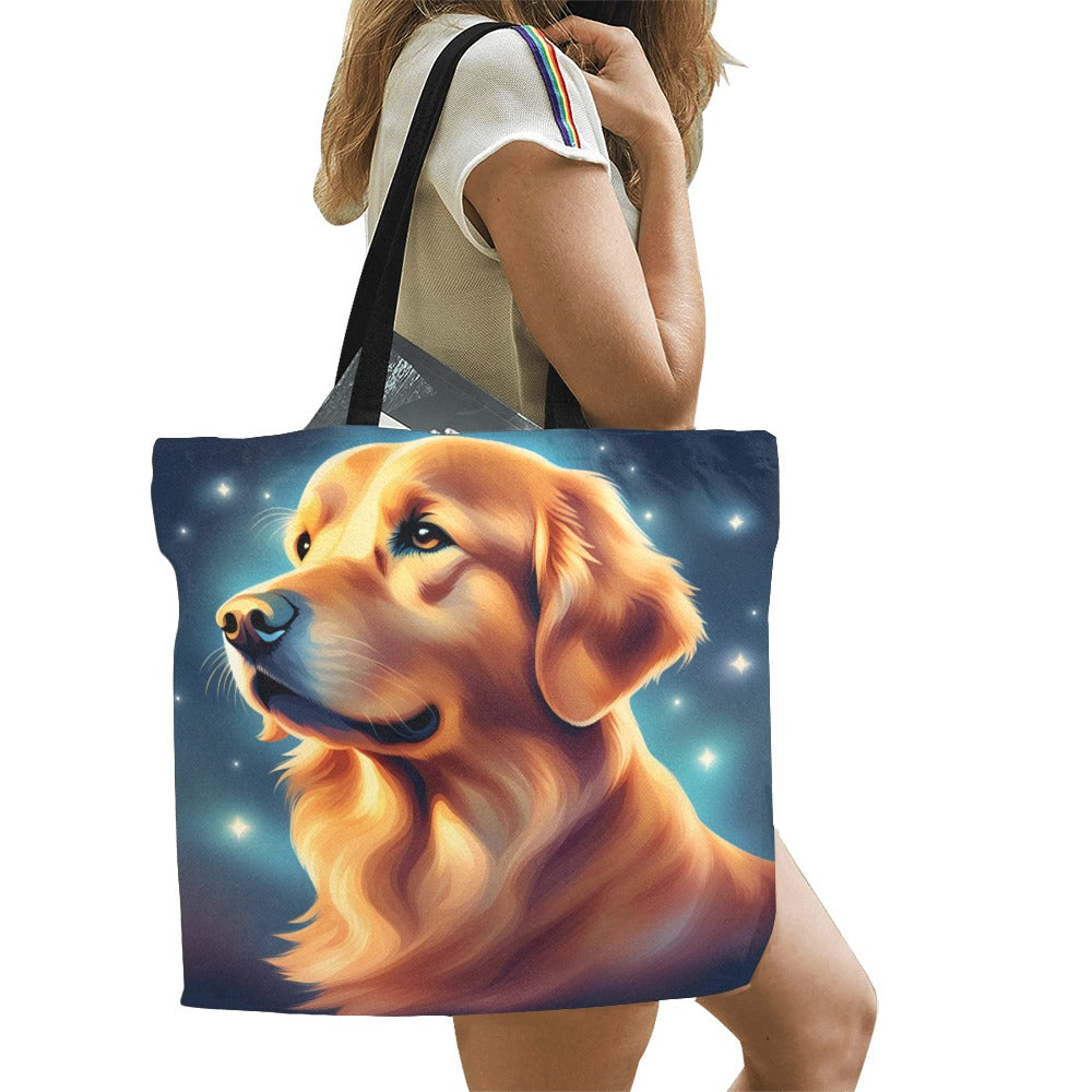 Golden Retriever Canvas Tote Bag