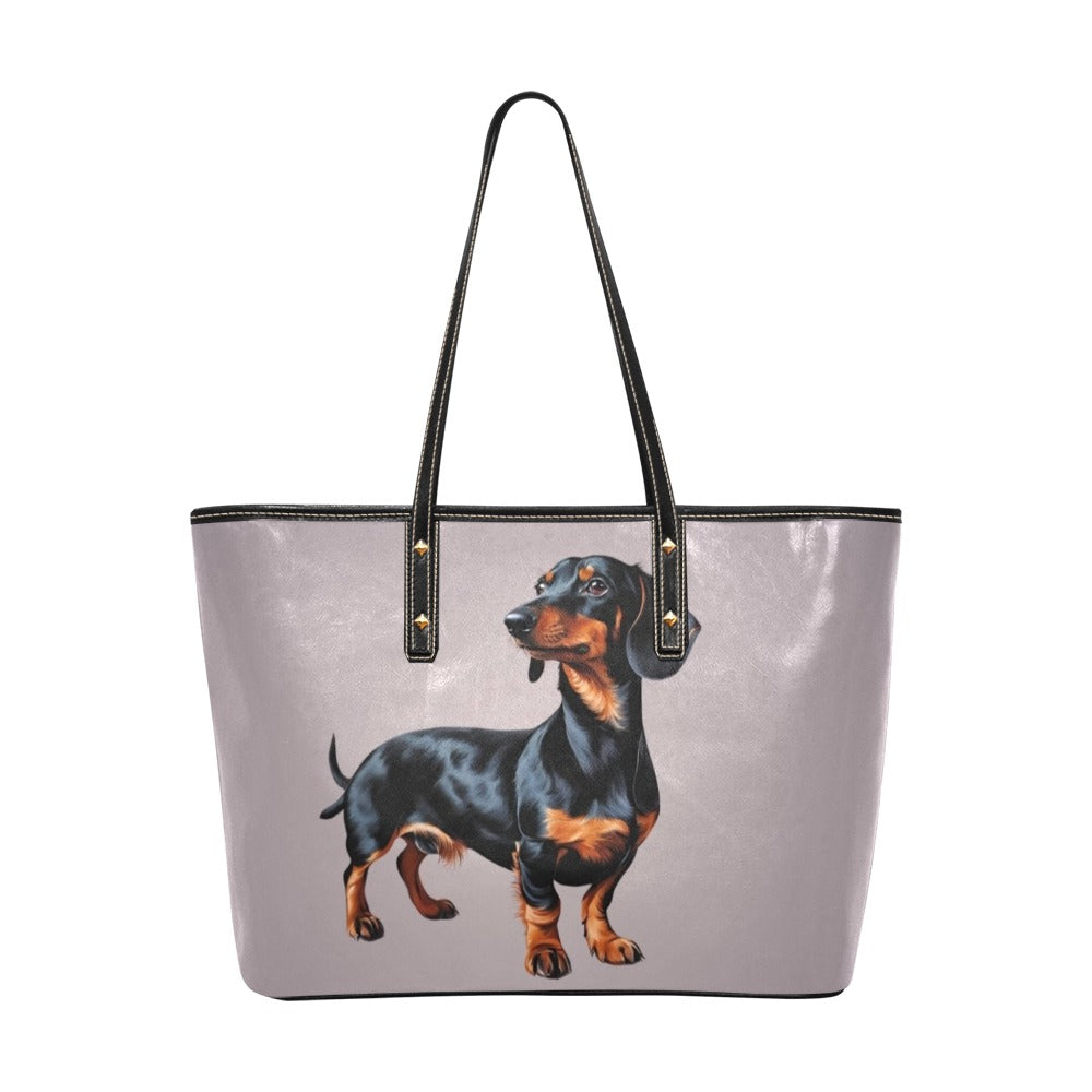 Dachshund Tote Bag - Tan