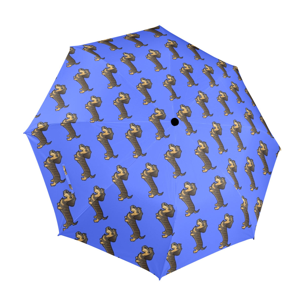 Wire Haired Dachshund Umbrella - Blue