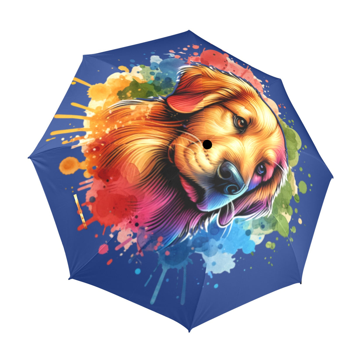 Golden Retriever Umbrella- Watercolor