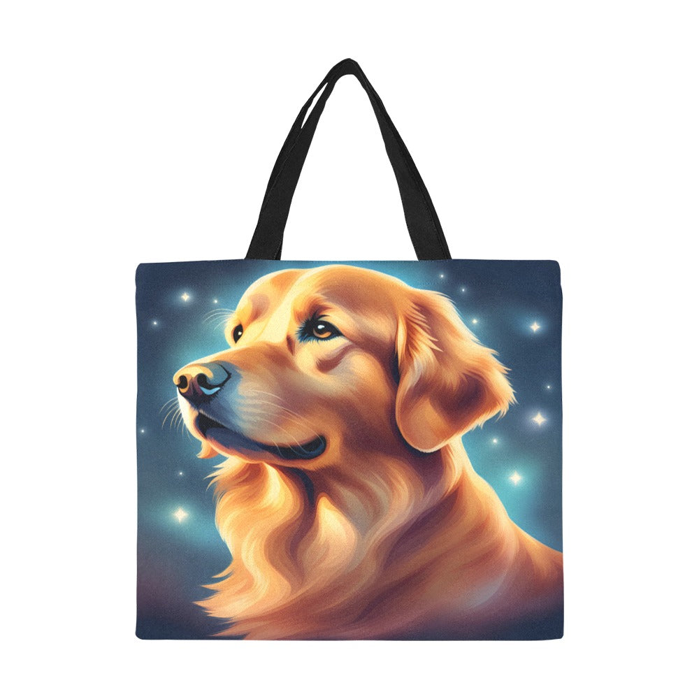 Golden Retriever Canvas Tote Bag