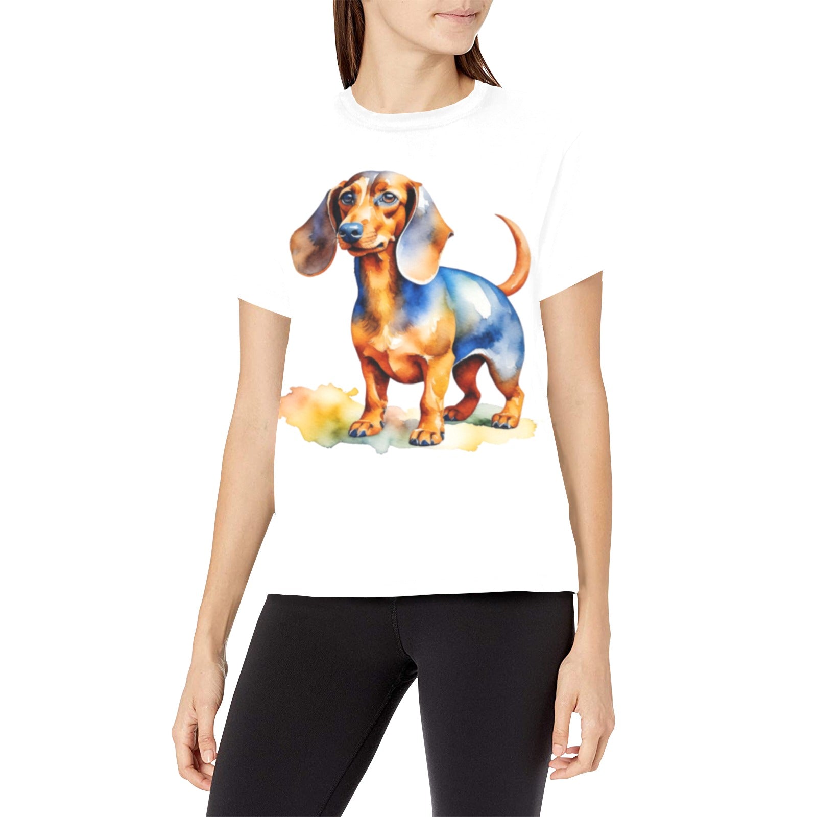 Dachshund Shirt Watercolor