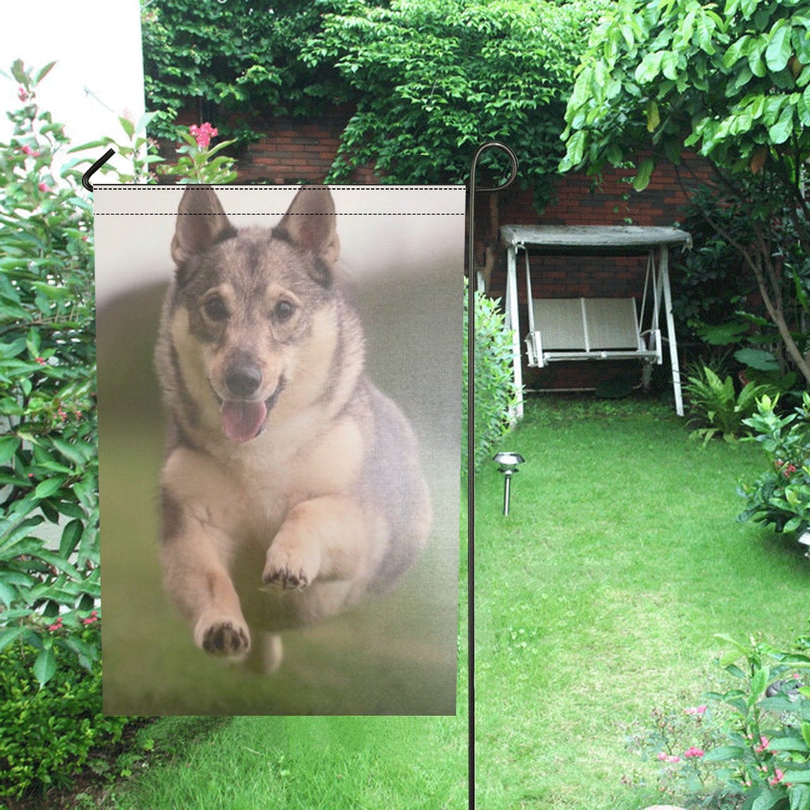 Swedish Vallhund Garden Flag