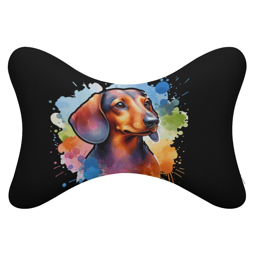 Dachshund Car Pillows Set of 2 Watercolor