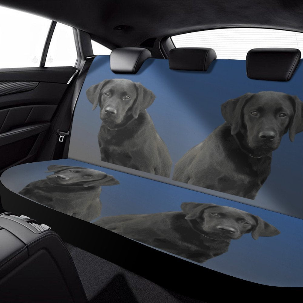 Black Lab Rear Car seat cover