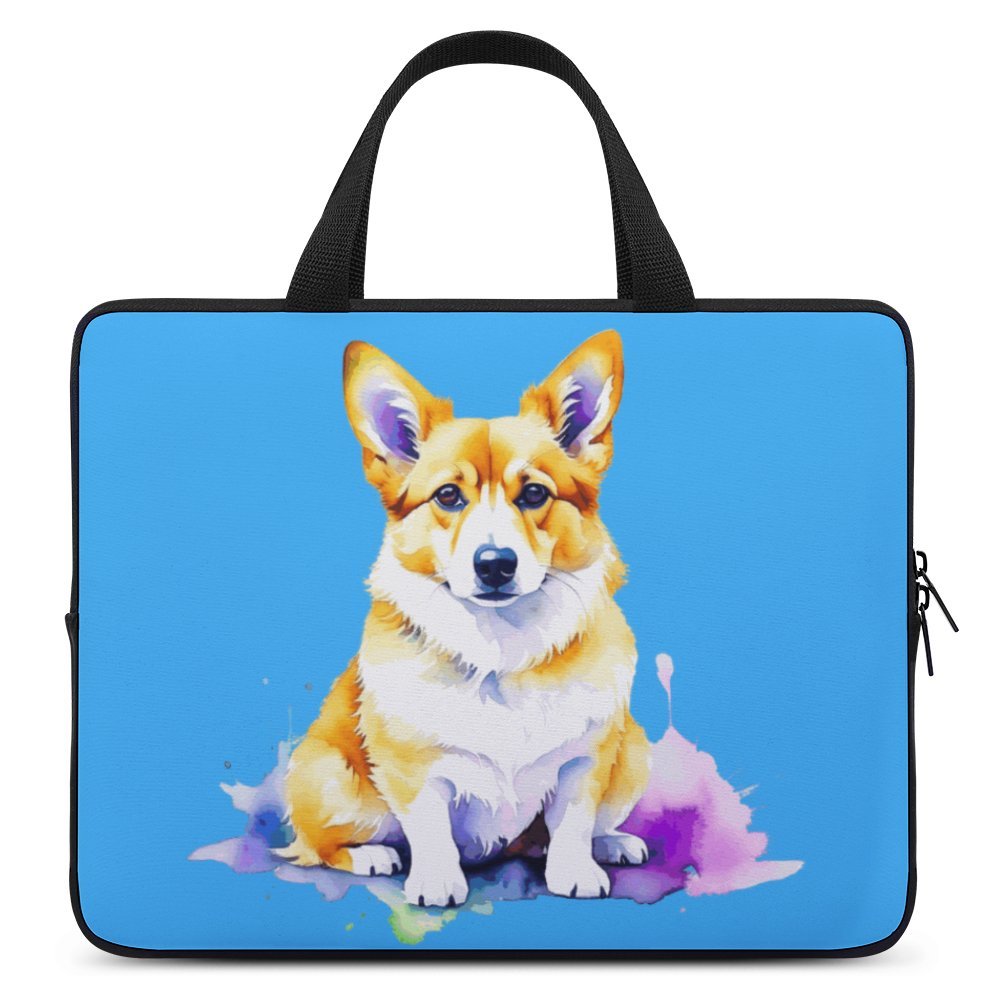 Corgi Laptop Sleeve (Multiple Sizes) - Watercolor