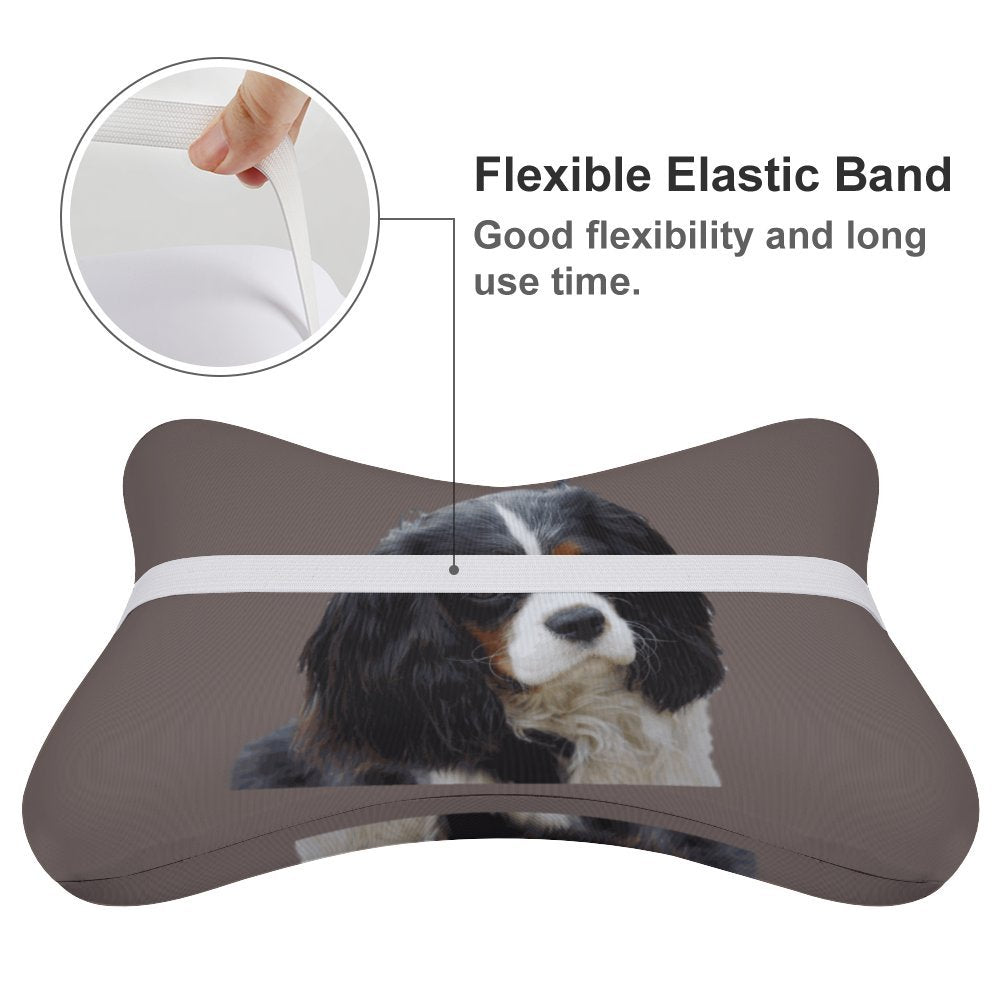 Cavalier King Charles Spaniel Car Pillows Set of 2 - Tri