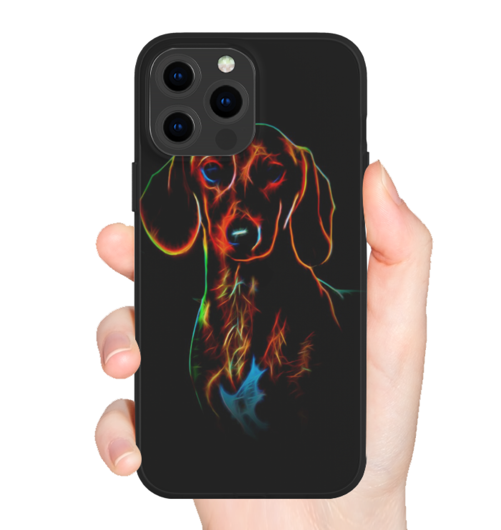 Dachshund Phone Case - Glowing