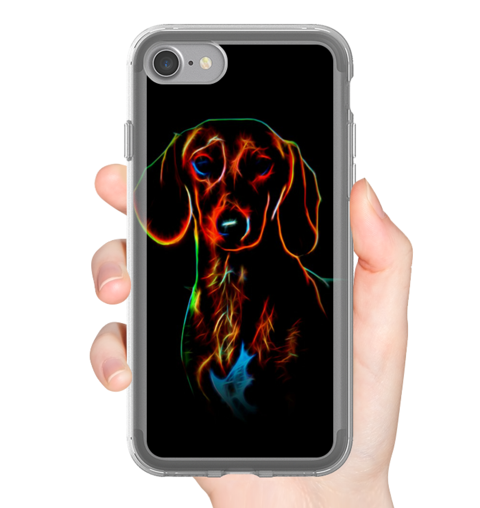 Dachshund Phone Case - Glowing