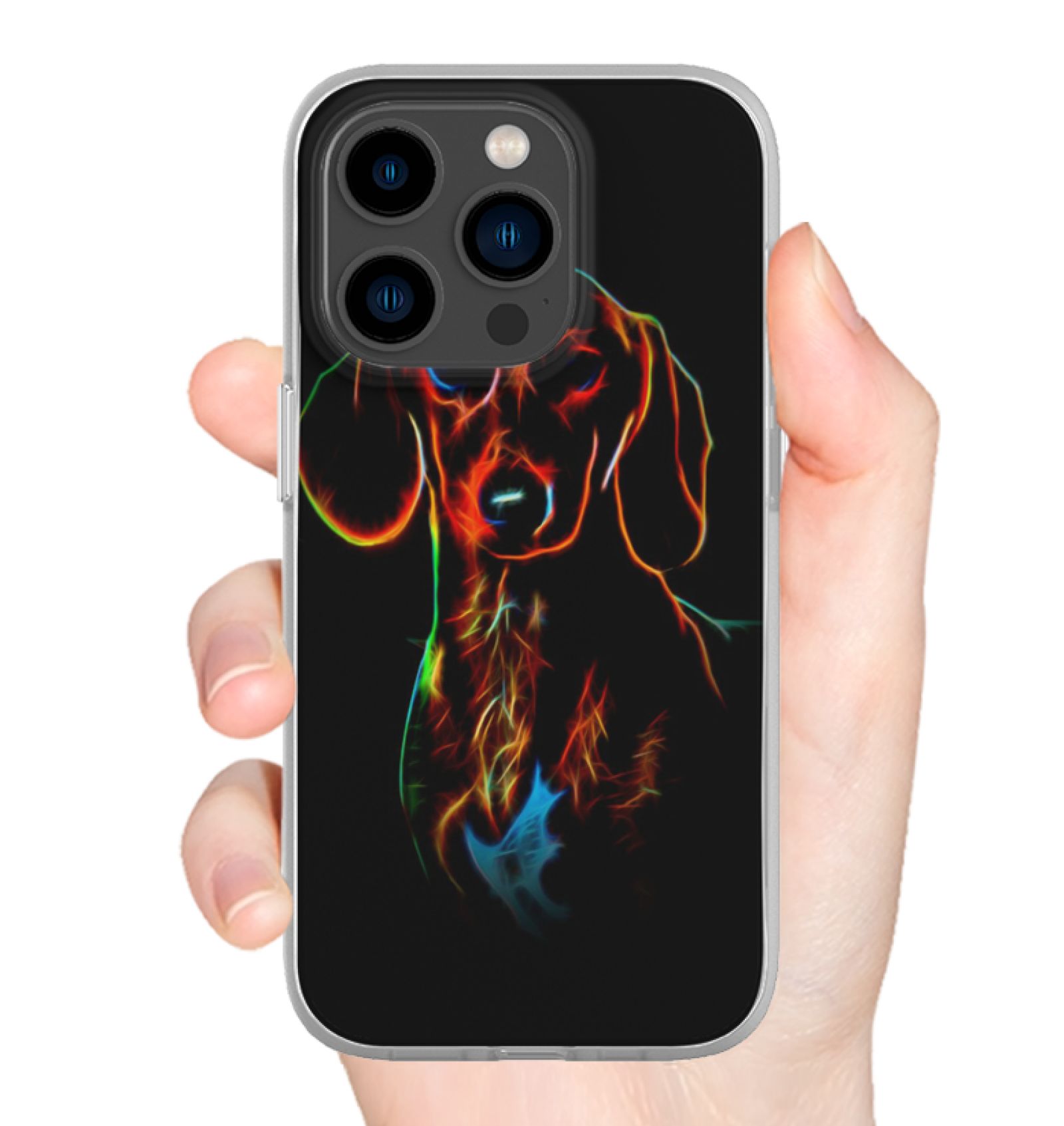 Dachshund Phone Case - Glowing