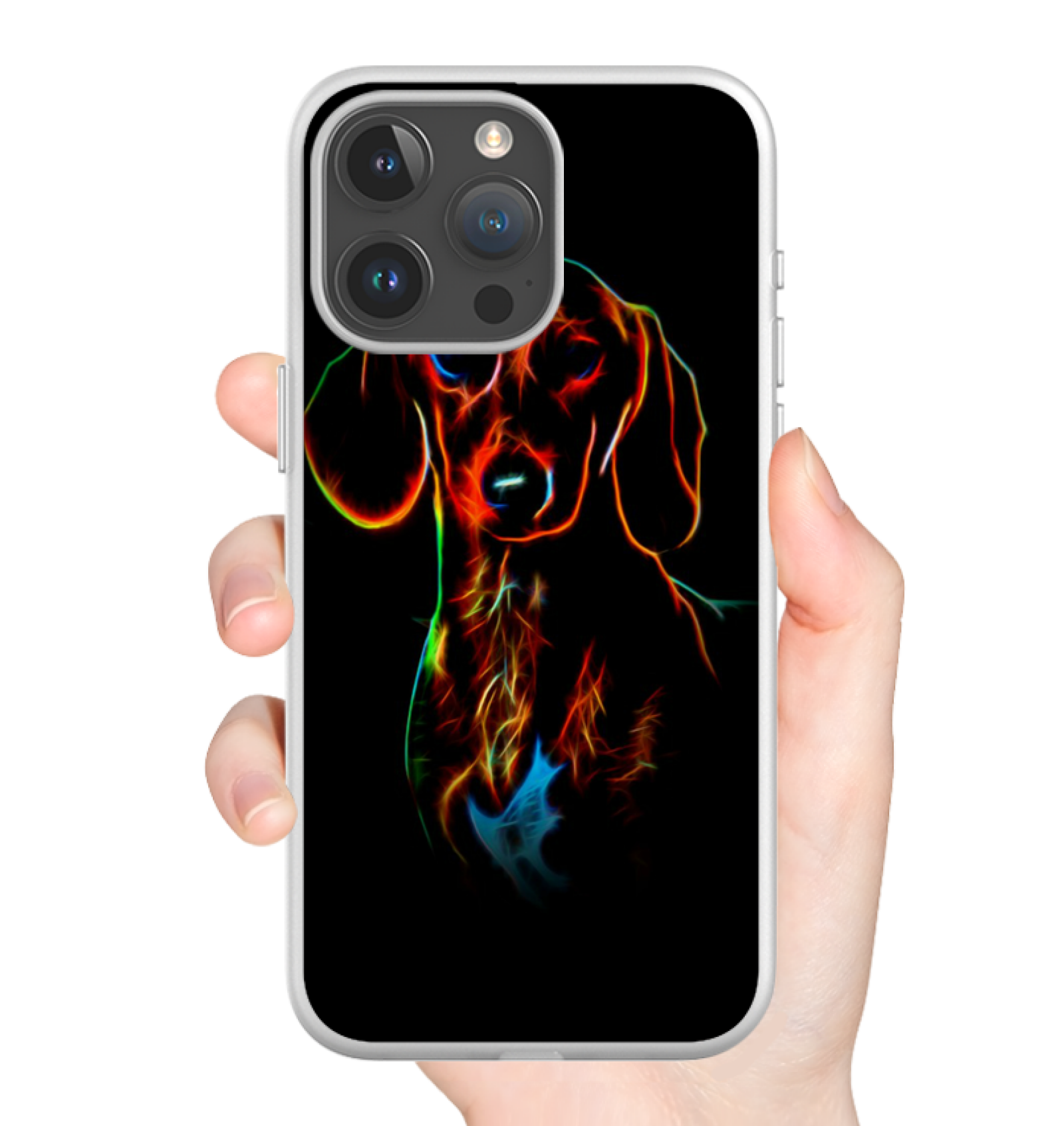 Dachshund Phone Case - Glowing