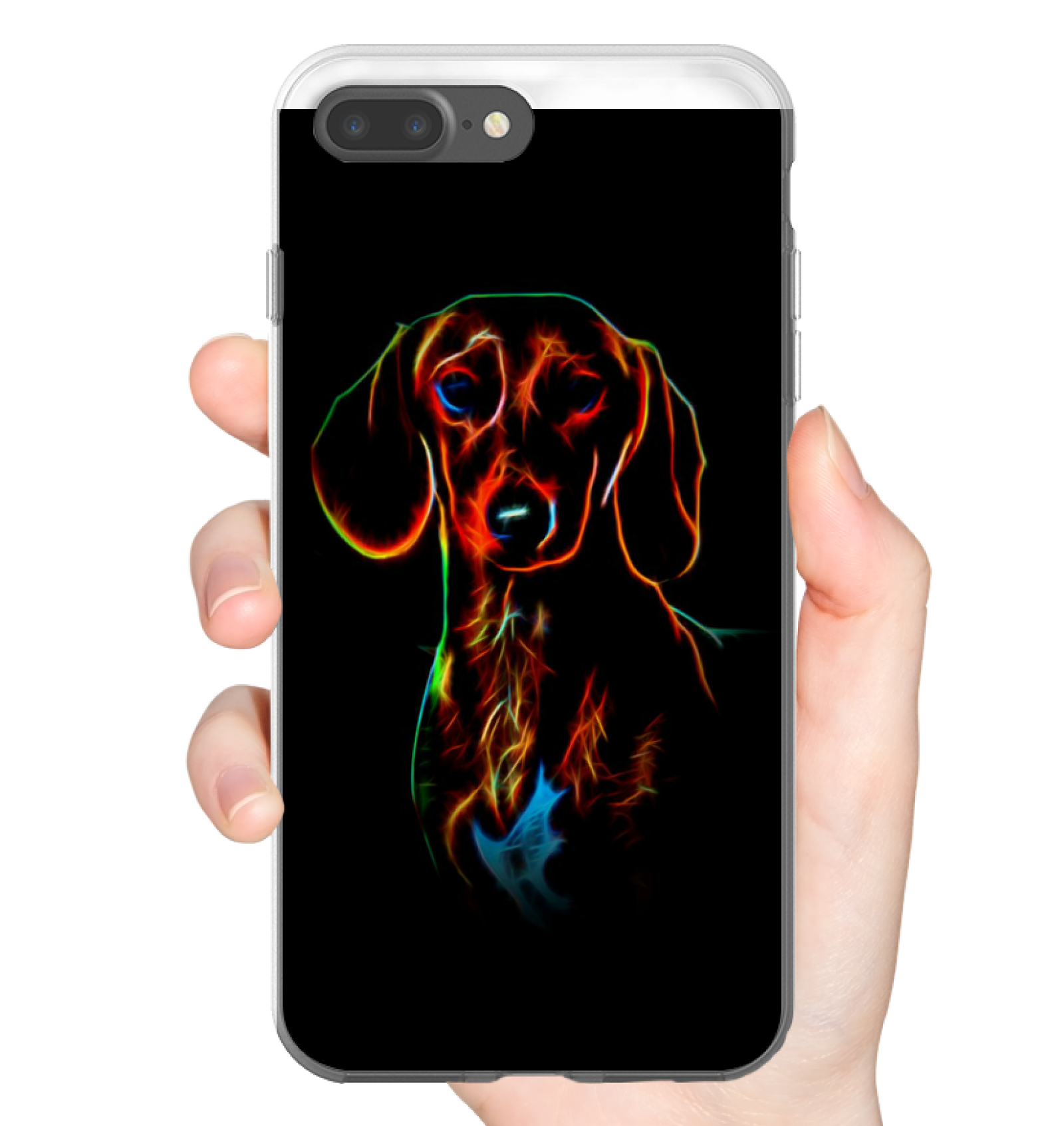 Dachshund Phone Case - Glowing