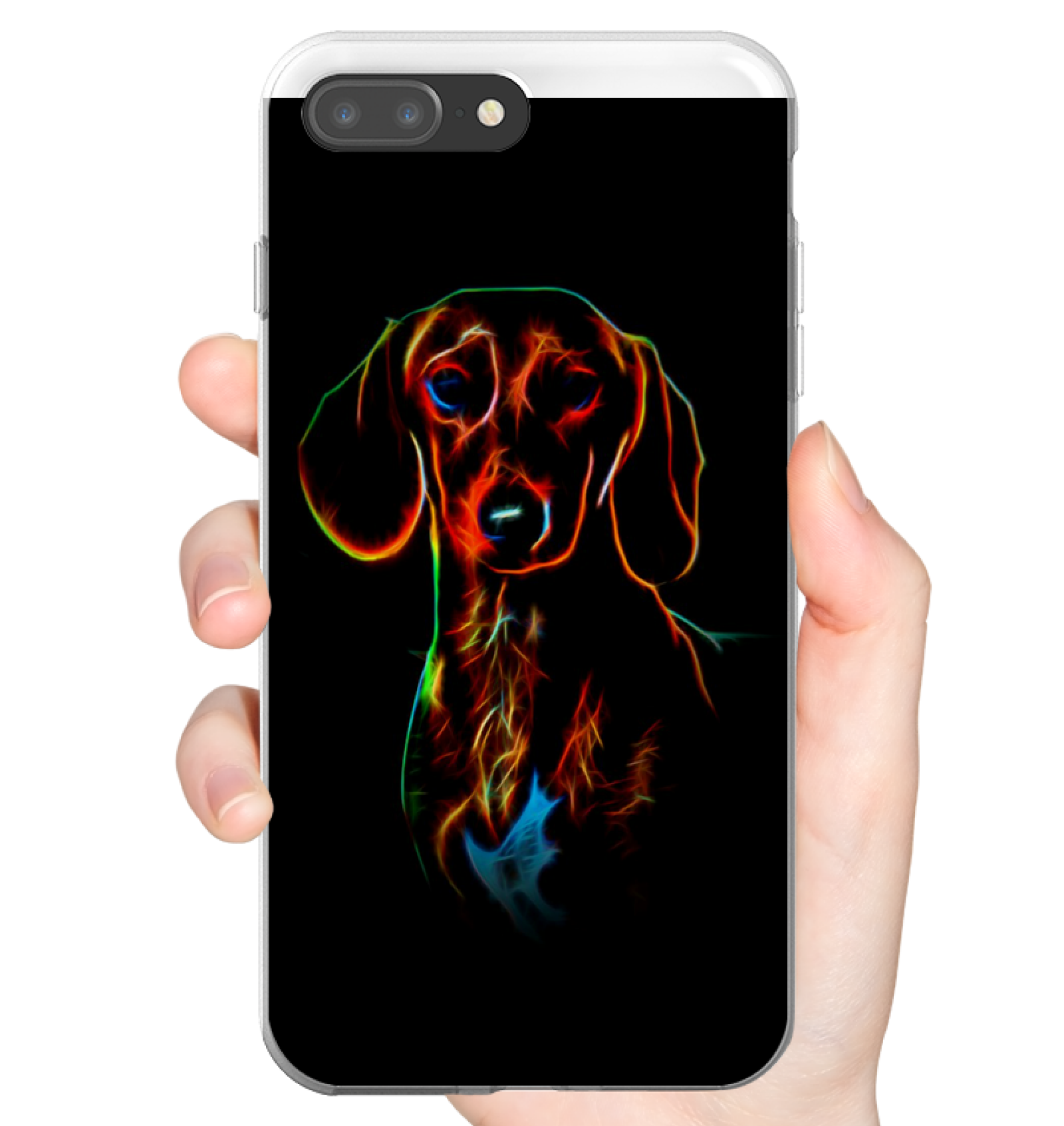 Dachshund Phone Case - Glowing