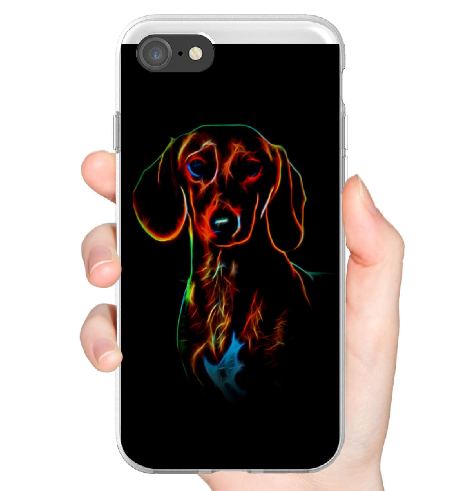 Dachshund Phone Case - Glowing