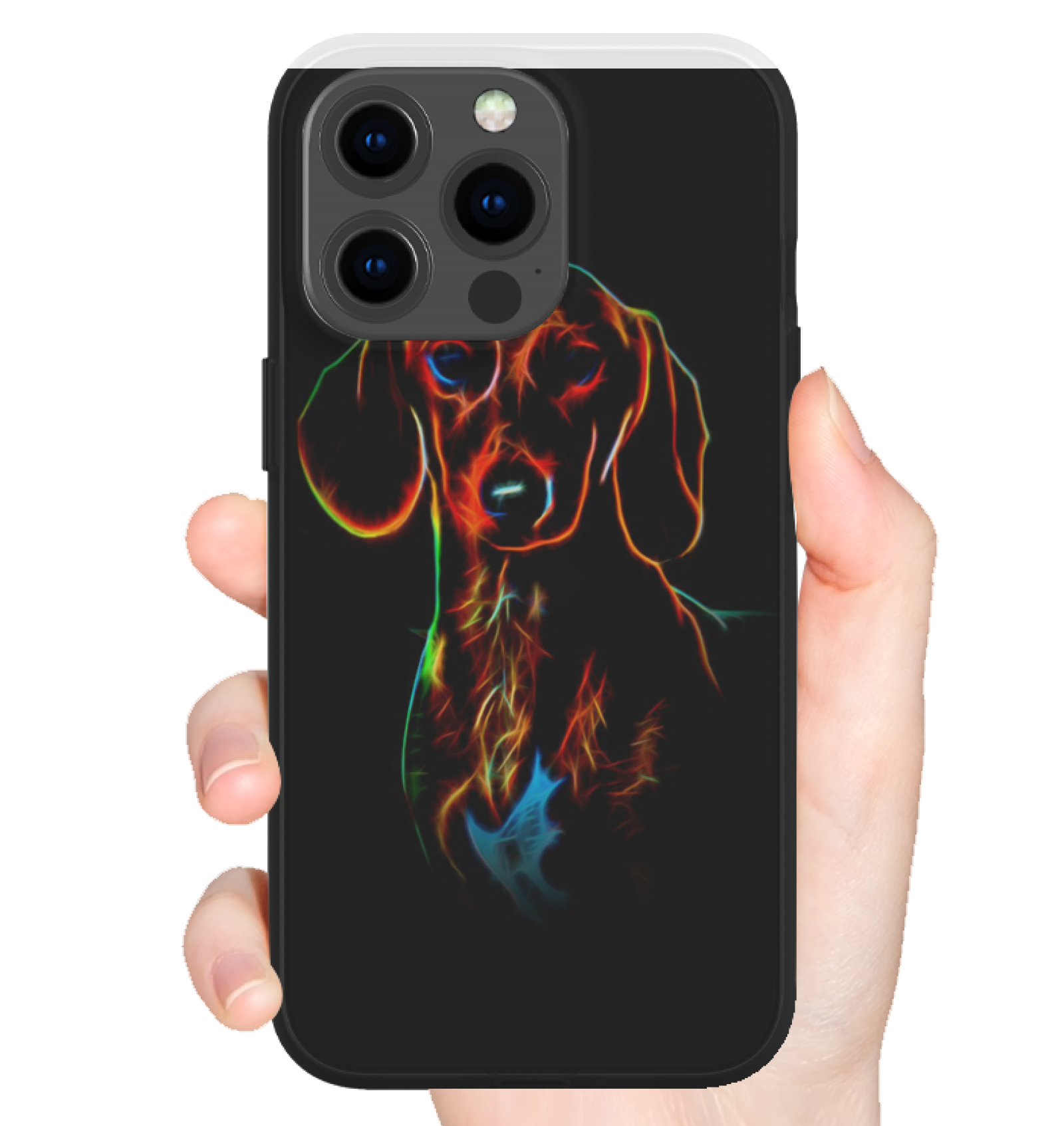 Dachshund Phone Case - Glowing