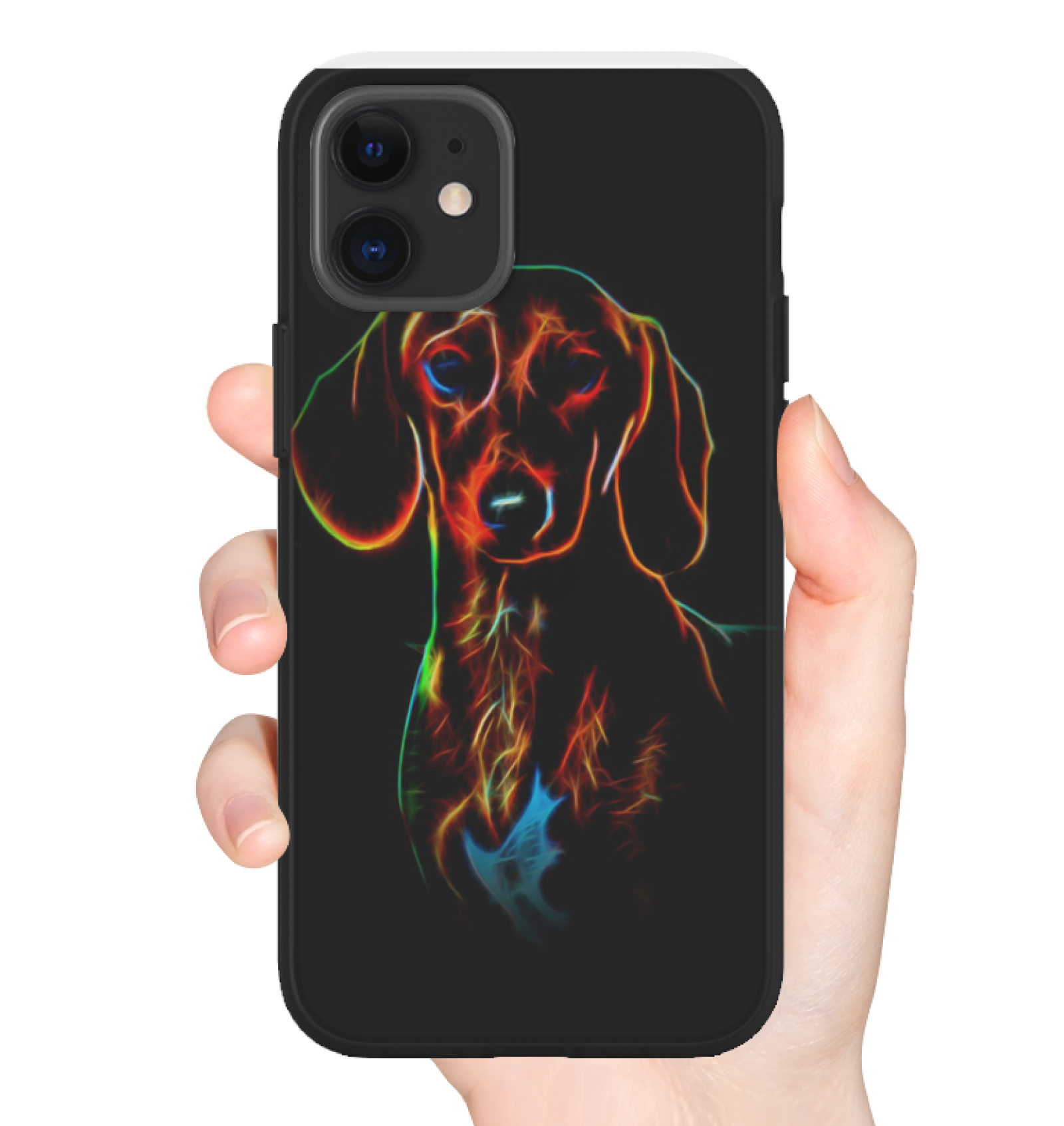 Dachshund Phone Case - Glowing