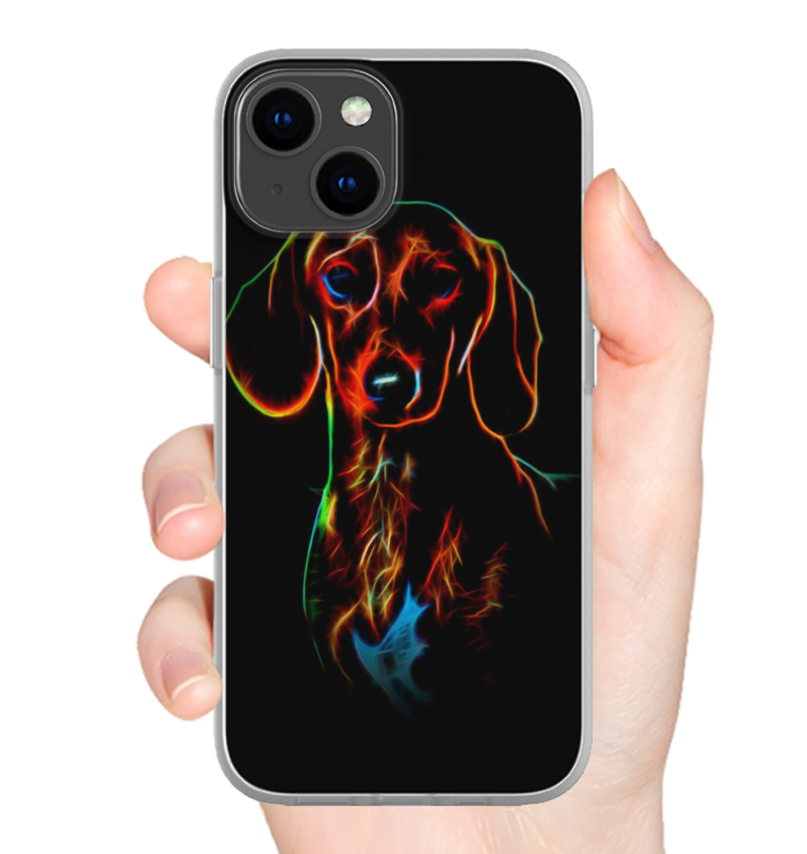 Dachshund Phone Case - Glowing