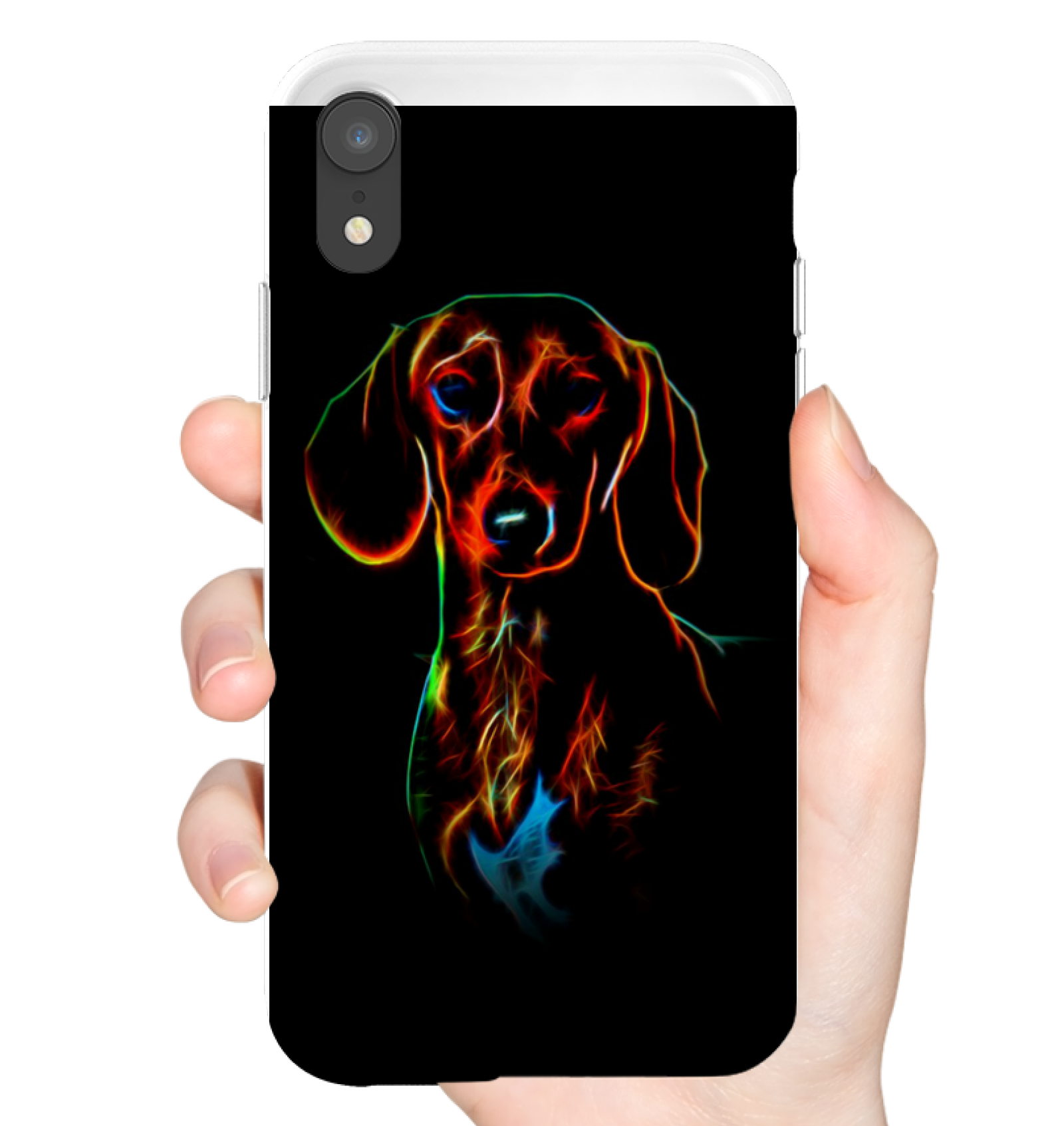 Dachshund Phone Case - Glowing